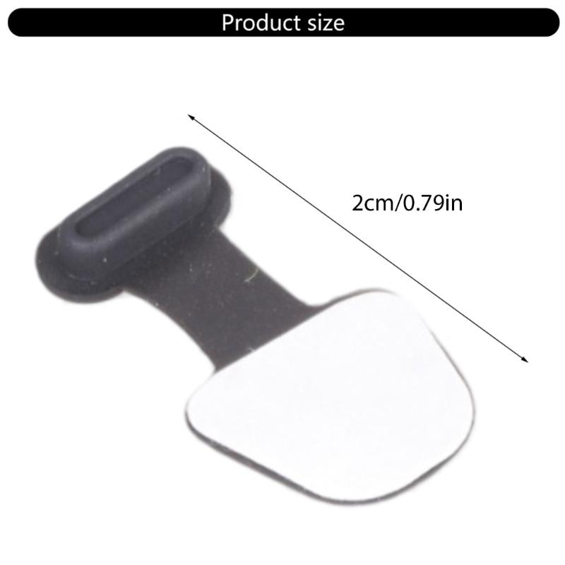 Type C Dust Plug Covers Dust Stoppers Type C Charging Port Dust Stoppers Simple Installation for Smartphones & Tablets