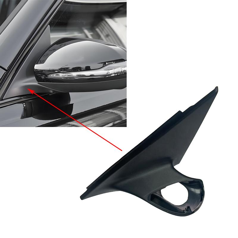 Black Front Window Triangle Trim Mirror Cover Base Holder for Mercedes-Benz W247 GLB-Class