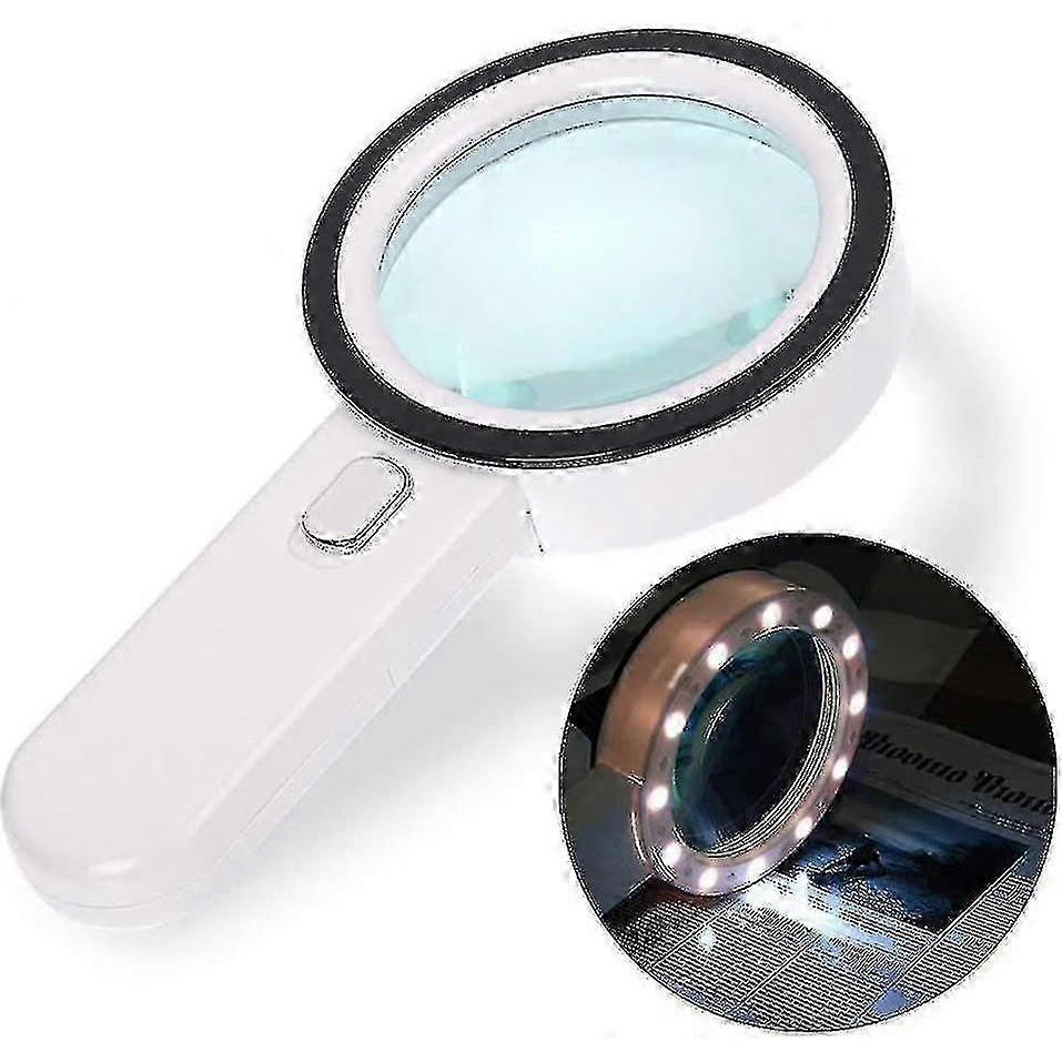 Led Magnifiers Reading Magnifier Magnifying Glass 30x Magnifying Glass Gift