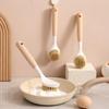 Pot Brush Non-Slip Handle Sturdy Bristles Pot Cleaning Brush Kitchen Sinks Pans Pots Plates Dish Brush with Hanging Loop