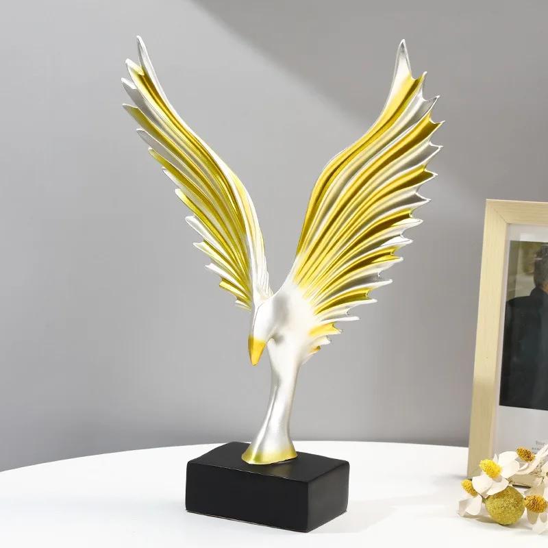 Creative Modern Home Decoration Angel Wings Wine Cabinet Decoration Study Office Desktop Decoration Grand Plan Home Accessories