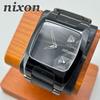 Used NIXON THE BANKS Nixon Watch Quartz The Banks Sumoseco Old Logo Banks Black Working Item Black