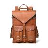 Goat Leather Bag Backpack Rucksack Laptop Vintage Genuine Travel Men's New