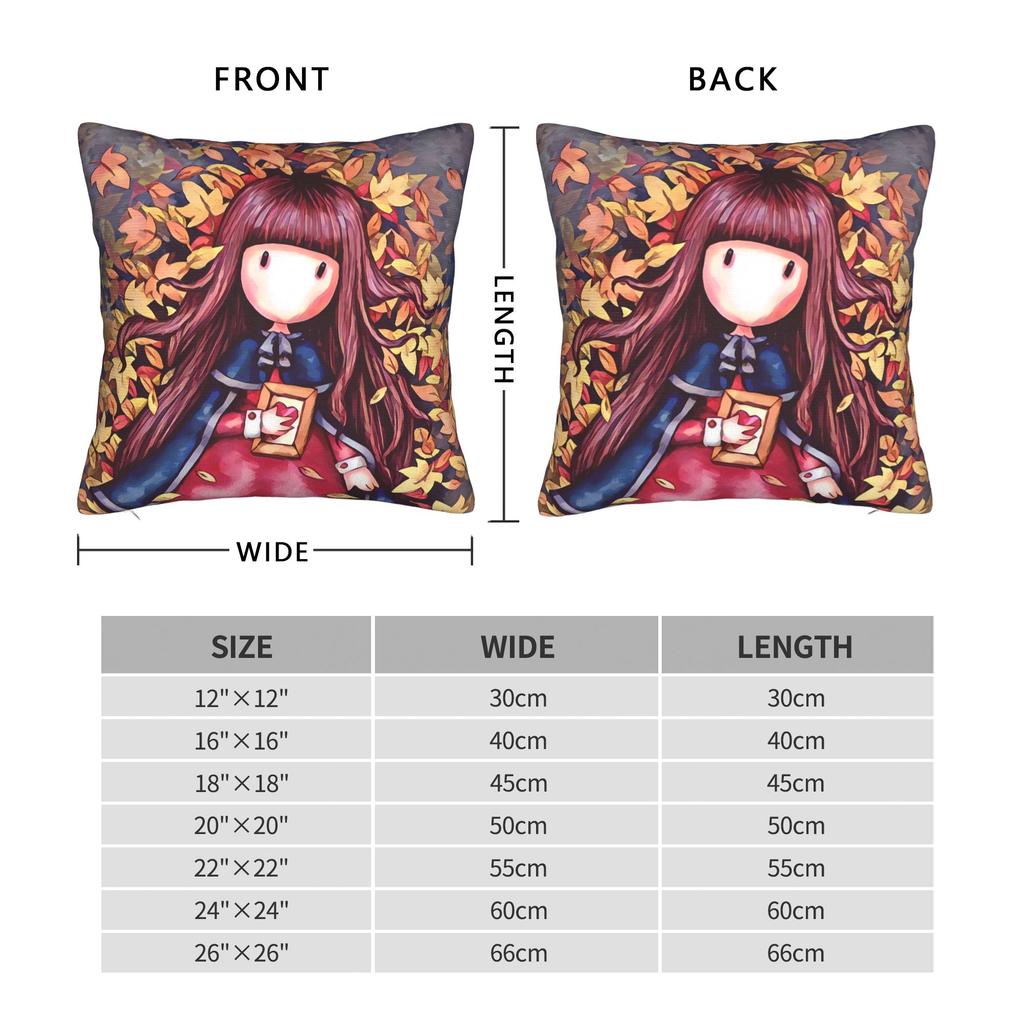S-Santoro Gorjuss-MT Dream Girl Kissenbezug Vintage Kissenbezug für Wohnzimmer Sofa Grafische Kissenbezüge Geschenkidee