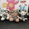 Original Camera Bear Pendant Keychain - Plush Doll Figurine Charm Gift