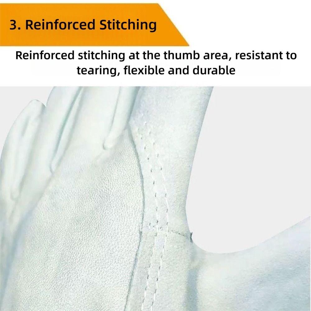 Cowhide Labor Gloves Thick Safety Gloves New Mechanic Glove