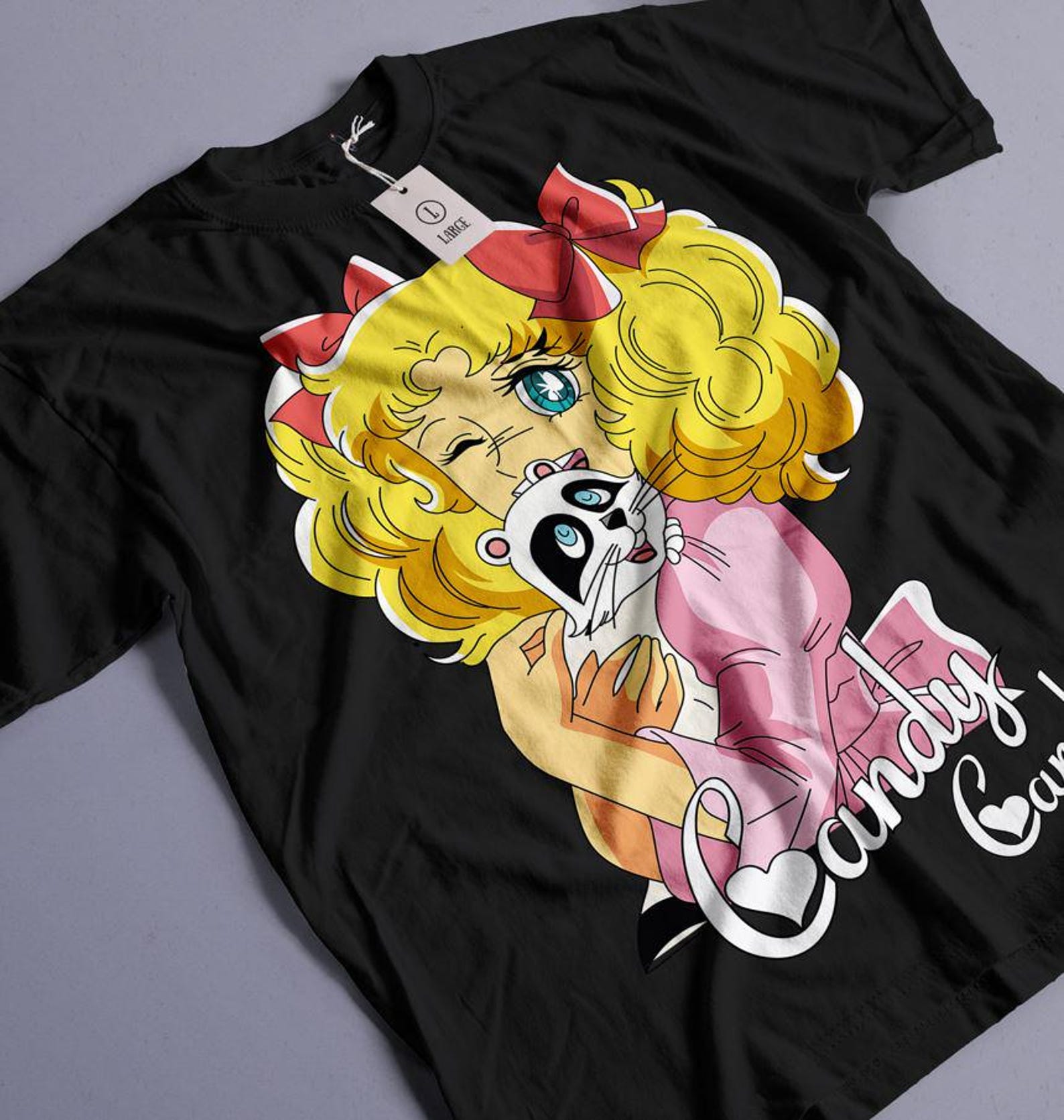 candy candy T-Shirt,shojo,riyoko ikedarose of versailles,kawaii Shirt 3XL