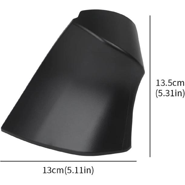 Car Side Rearview Mirror Triangle Lower Base Cover Bracket Black Left Right Car Accessories Compatible for Toyota Sienna 2021 2022 2023(1pc Left)