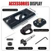 35mm Concealed Hinge Jig Kit Woodworking Hole Drilling Guide Locator Aluminum Alloy Cabinet Hinge Mounting Jig Puncher Template