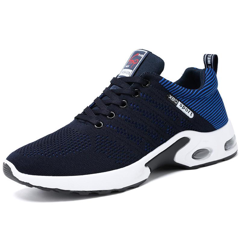 JinshiyuanShu Men's shoes, sports shoes processing, custom breathable mesh shoes, non-smelly feet, flying woven shoes, soft-soled running shoes