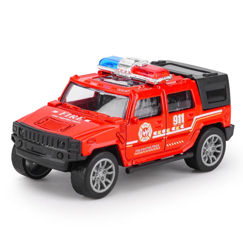 International Simulation Alloy Off-Road Police Car and Claw Machine Toy for Boys