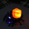 Plastic Spider Pumpkin LED Light Scary Spider Night Light  Halloween Party