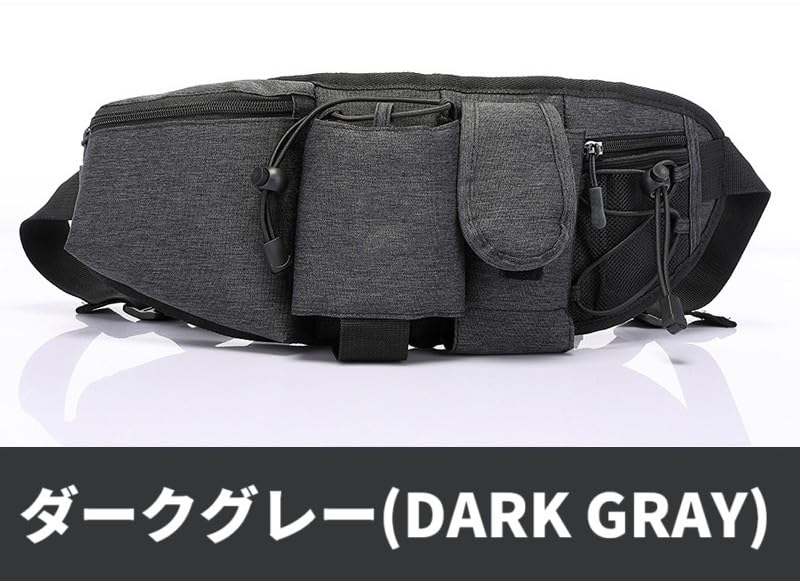 KAHNIs Multifunctional Waist Bag with Pockets for Water Lightweight and Breathable for and Strolling Bottles, Unisex, Running, Walking, Jogging,
