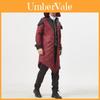 Cappotto in Maglia Imbottito con Cappuccio da Uomo Medievale Vintage Europeo per Costumi di Halloween/Teatro