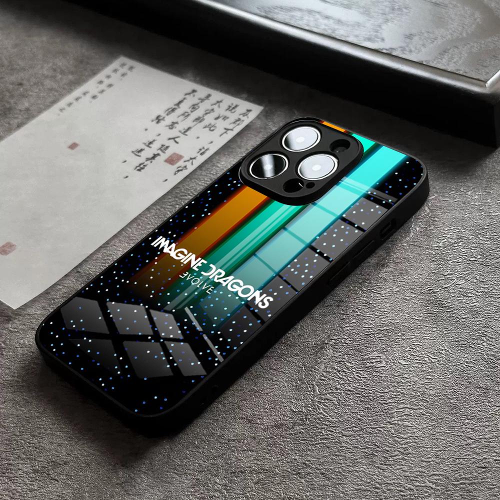 I-Imagine Dragons Loom Band Phone Case For iPhone 18 17 16 Pro Max 15 Plus 14 Pro 12 11 13 Mini X XR XS Max SE Glass Cover