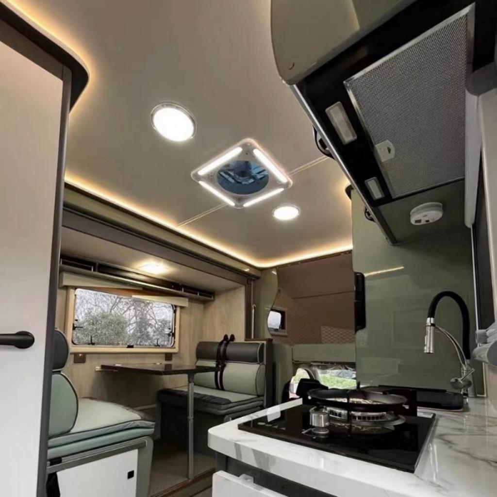 Surface Mount LED Ceiling Downlight 12V/ Touch Switch Puck Lamp Dome Light for Camper Van Marine Interior Accessories