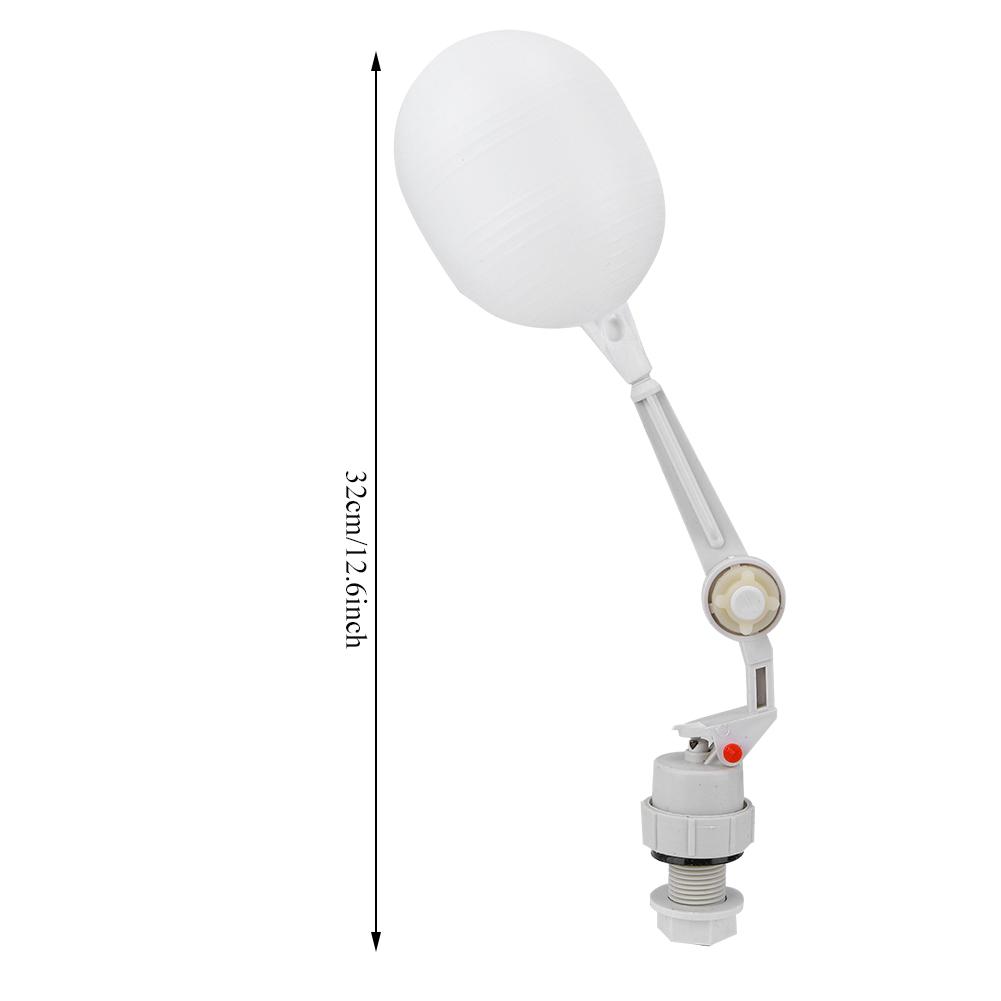 2Pcs Plastic Float Valve for Horse Cattle Auto Fill Feed Filler Trough Water Tank