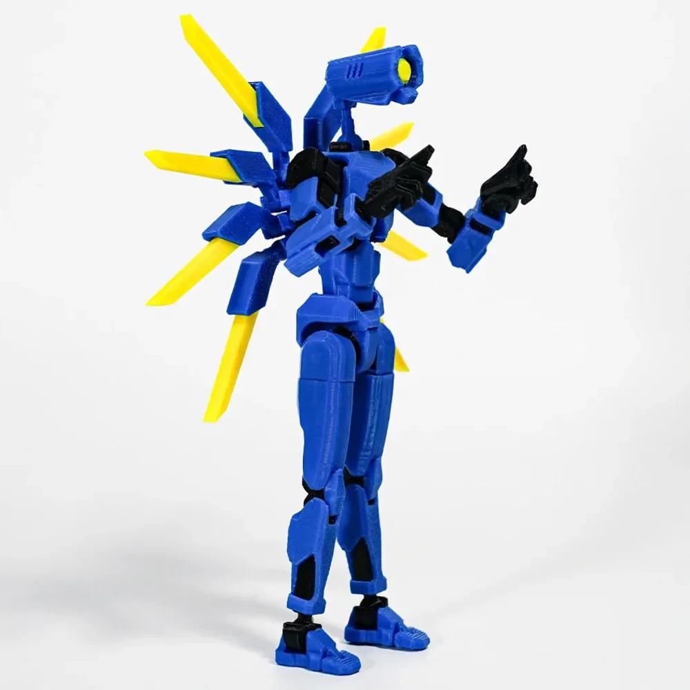 New 3D Printed Mannequin Dummy 13 Ultrakill V1 Series Toys Action Figures Multi-Jointed Movable Shapeshift Robot Children Gifts