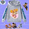 boys' sport shirt, spring-autumn long-sleeved pullover, casual top children's hooded sweatshirt with PAW Patrol cartoon print