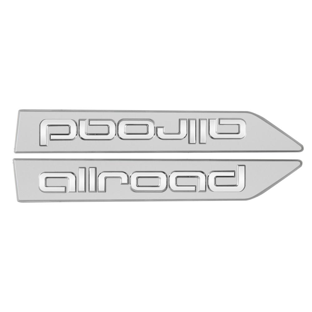 2026 Hot 2pcs 3D ABS Car Fender Emblem Allroad Letters Badge Sticker For tt quattro A4 B8 B9 C5 C6 C7 A6 A1 A2 A3 Q3 Q5 Accessories