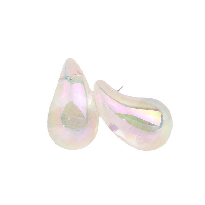 Plump Water Drop Acrylic Dangle Earrings - Simple & Fashionable Jewelry for Women