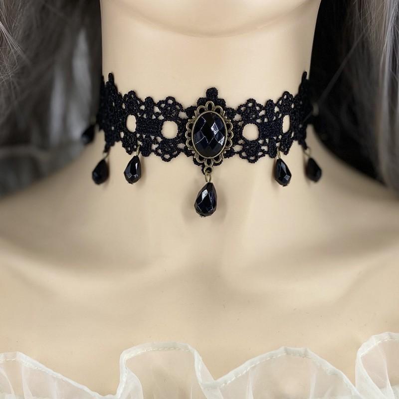 Lace Jewelry, European and American Lace Necklace, Versatile Neck Chain