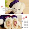 Petit Lou Kishu Teddy Bear Gift for 77th Birthday with Amulet Bag 12 cm Normal