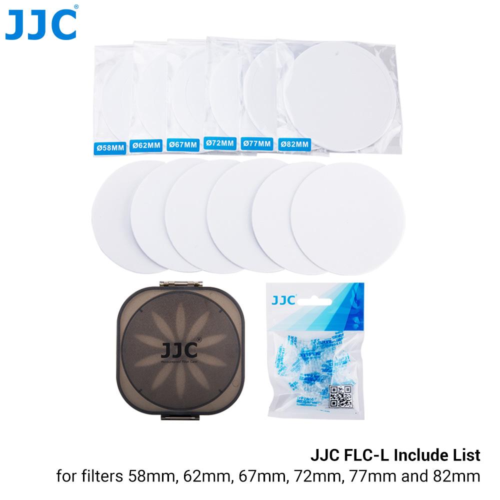 

JJC Lens Filter Case for 82mm 86mm 95mm 105mm Moistureproof Water-Resistant UV ND CPL Filter Storage Holder Pouch Box W Gaskets L