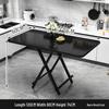 Portable Foldable Dining Table for Small Spaces - Square or Round Options for Apartments or Rental Rooms