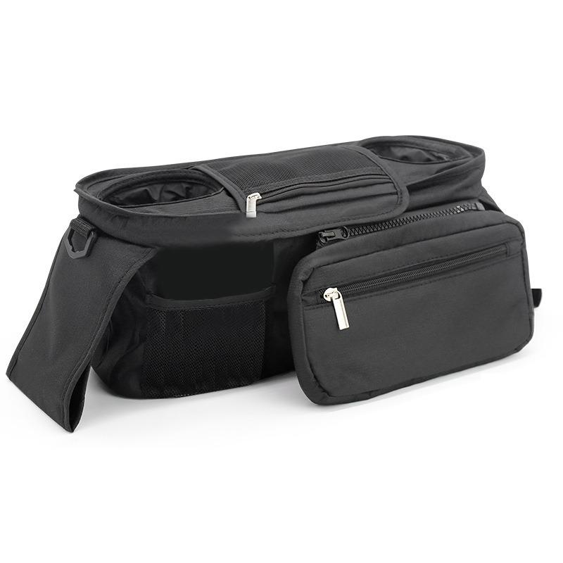 Universal Stroller Storage Bag with Hanging Basket