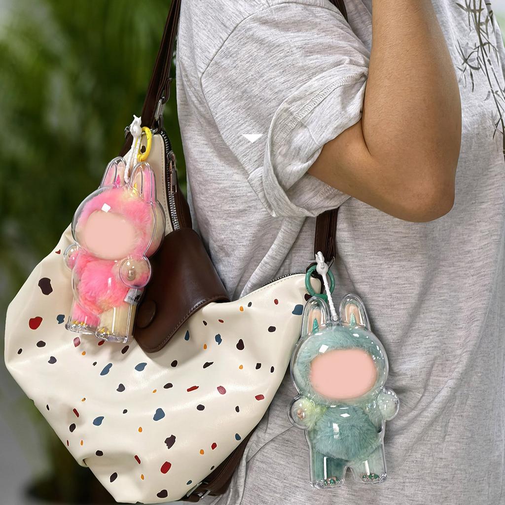 Przezroczyste etui ochronne na stojącą figurkę lalkę Pyłoszczelna Odporna na zarysowania Osłona ekspozycyjna z paskiem do zawieszenia