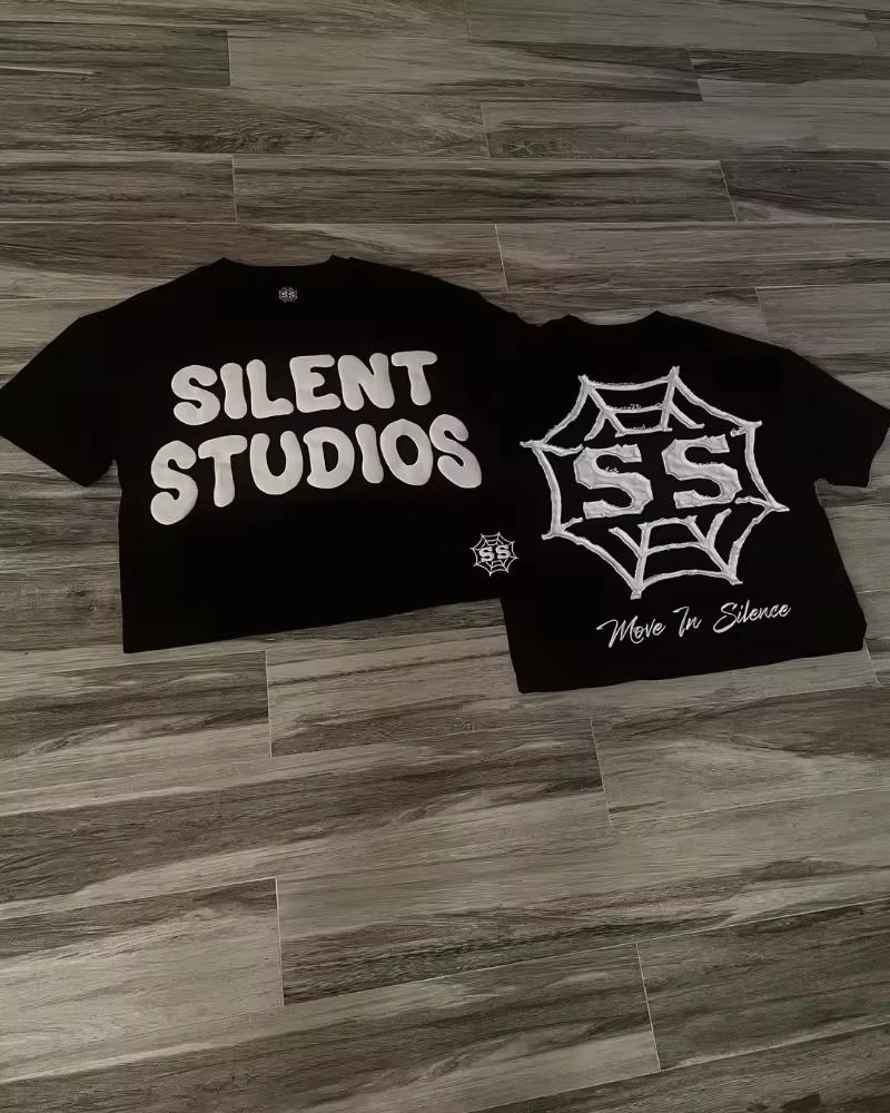 

Trendy Brand Fashion Letters Cartoon Print Oversized Short-sleeved Men Y2k Harajuku Hip-hop Retro Loose Casual T-shirts Women 4XL