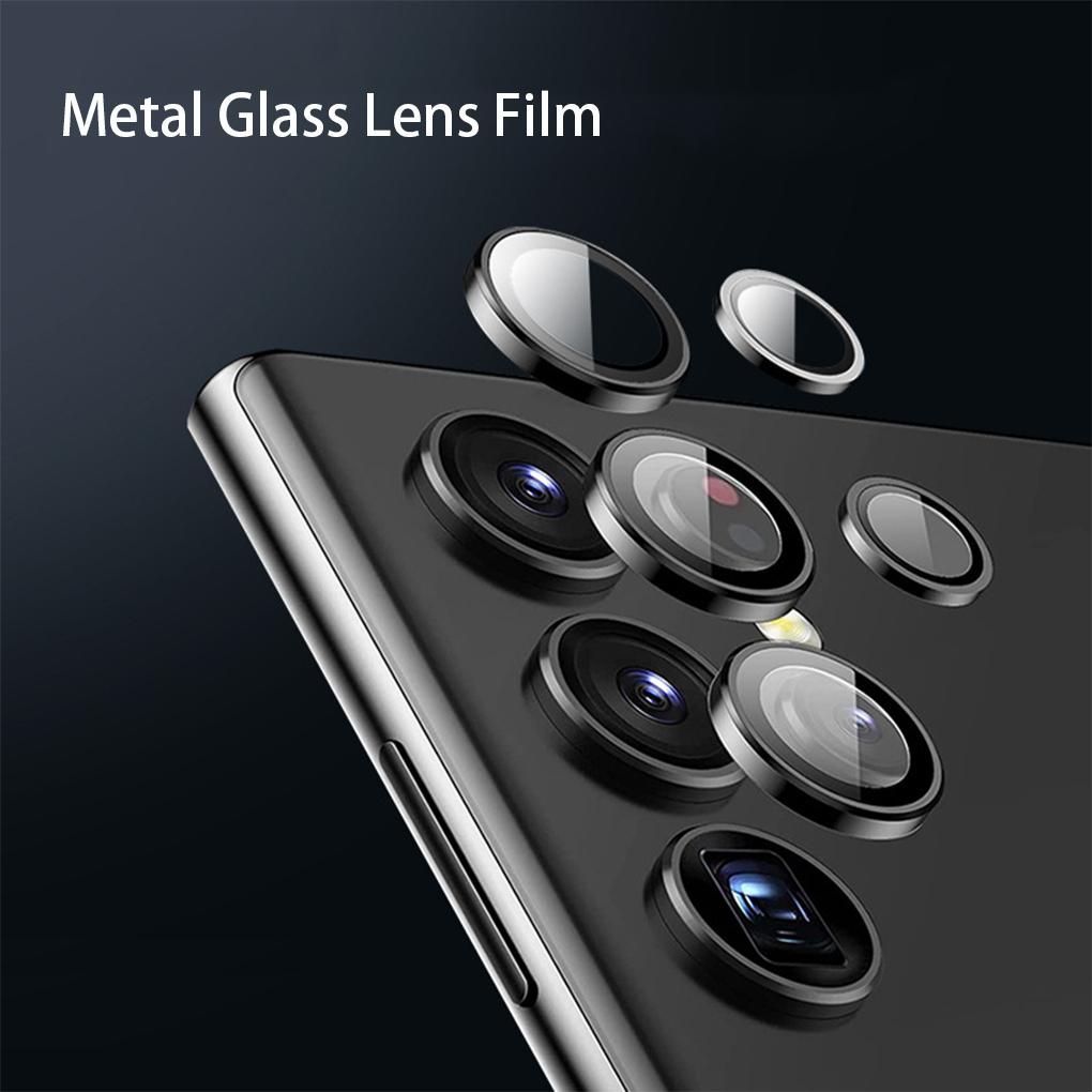 Phone Camera Lens Protector Scratch Proof Anti-fingerprint Adhesive Tempered Glass Cover Replacement for A22 Ultra