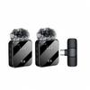 Mini Wireless Microphone Noise Cancellation Lapel Microphone Clip-On Microphone  Travel