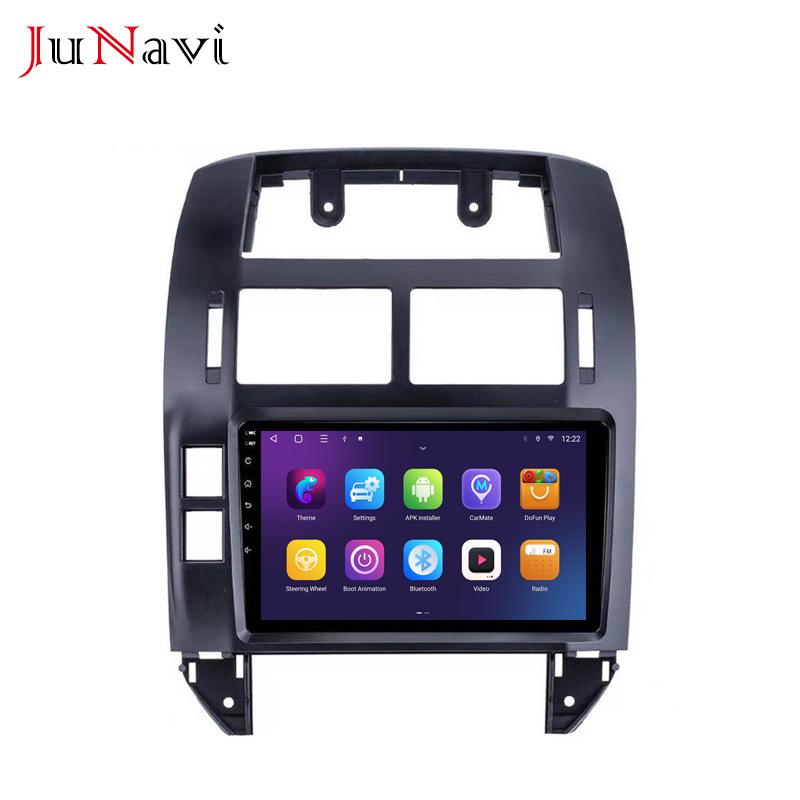 Compatible with 04-11 Volkswagen Polo Android Large Screen Car GPS Navigation with Bluetooth and Wireless CarPlay.