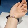 Ebony and White Crystal Women's Fashion Bracelet - Simple, Versatile, Exquisite