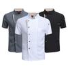 Summer Cook Jacket Restaurant Kitchen Chef Work Uniform  Waiter White Shirt Cooking Costume Barber Catering Bakery Overalls