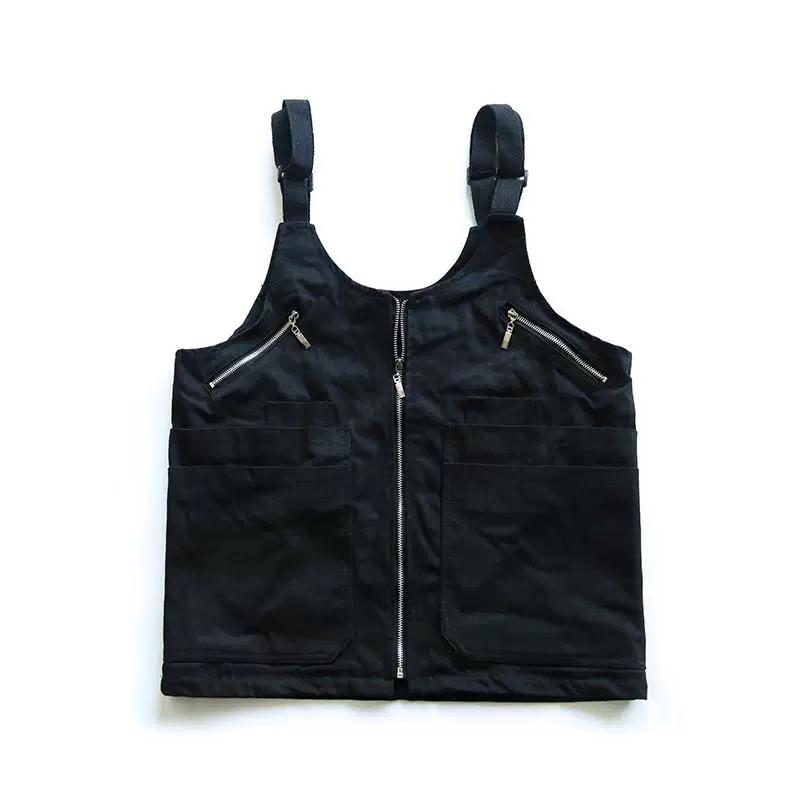 Gilet Zaino Cargo Convertibile Multiuso Uomo Donna Campeggio Escursionismo Pesca Outdoor Techwear Gilet da Vita Gilet da Lavoro Resistente
