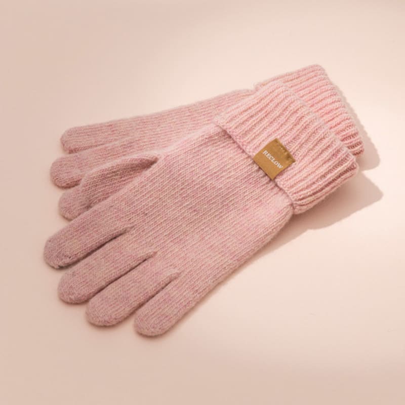 RECLOW RECLOW Plain Long Gloves Pink