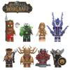 X0285 Evil Dwarf Mechanical Virus Soldier Building Blocks Toy Diy Abs Material Non-electric