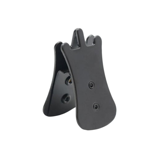 Durable, professional-grade black metal muffler mute for erhu string instruments, music clip included