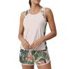 Womens Two Piece Tankini Swimsuit Set Racerback Tank Top with High Waisted Board Shorts Modest Bathing Suit