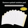 40Pcs Einweg Baumwolle Wimpern Patch Aufkleber Für Entfernen Wimpern Augen Pads Patch Wimpern Verlängerung Weibliche Make-Up-Tools