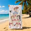Anime N-Nichijous Towel Towel Soft Pool Gift For Travel Gym Shower Cool Camping Quick Dry Sports Large Beach Towel