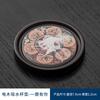 Phenolic Absorbent Coasters with Storage Holder Creative Tea Cup Mats Heat Resistant Coffee Tea Accessories for Home Office