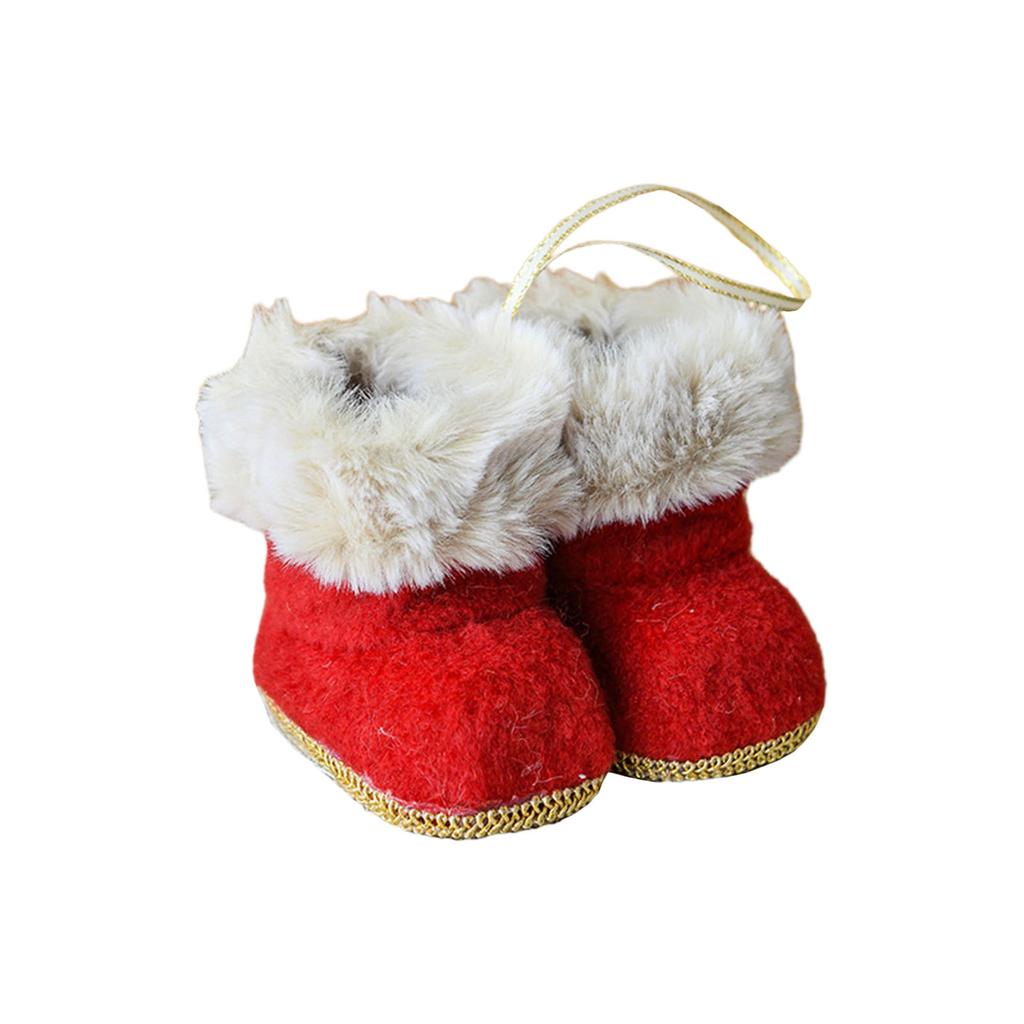 Christmas Decoration Christmas Boots Pendant for Home Christmas Candy Bag Tree Decor Kids Gift 2024 New Year Supplies