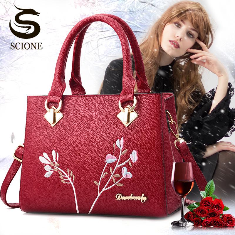 SCIONE Shoulder Handbag Simple Fashion Handbag Diagonal Bag Shoulder Handbag