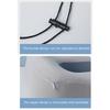 Slow Rebound Neck Support Cushion Foam Napping Neck Pad U-shaped Travel Pillows  Airplanes