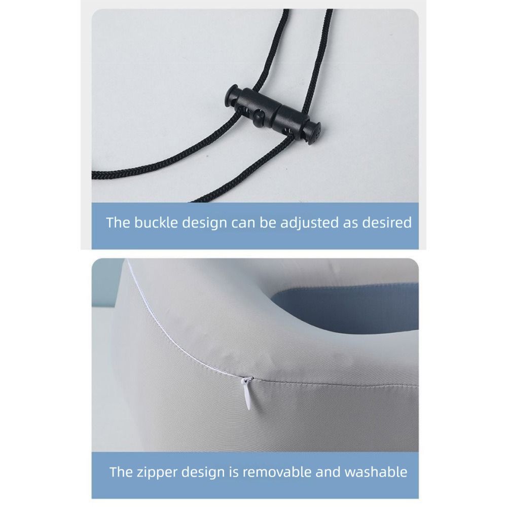 Slow Rebound Neck Support Cushion Foam Napping Neck Pad U-shaped Travel Pillows Airplanes