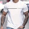 Men's Summer Short Sleeved T-shirt 100% Cotton High Street Loose Fashion High Quality Short Sleeve Loose Sports Shirt
